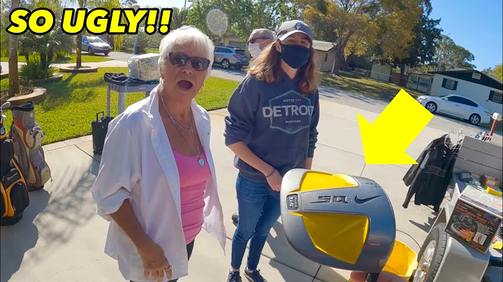 SHE SOLD US THE WORST GOLF CLUB EVER MADE 😂😂 + We Found Some Sexy Blades At Goodwill!!