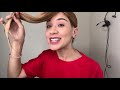 ME CORTE EL CABELLO SOLA/ CORTE UNICORNIO CABELLO RIZADO