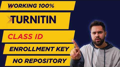 "Turnitin class ID and enrollment key utilized EP | No repository Use #USA #UNITED KINGDOM #EUROPE
