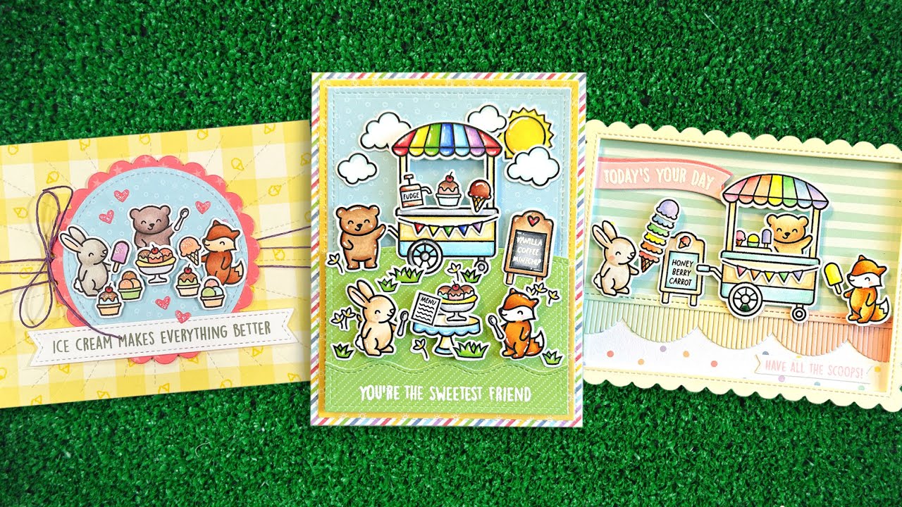 Intro to Treat Cart & Treat Cart Sentiment Add On + 3 cards from start to finish