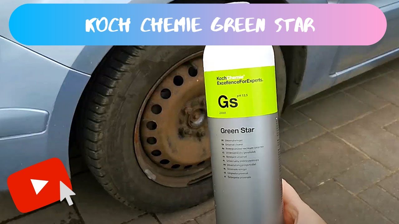 Koch Chemie Green Star Gs works perfectly to clean your tires #cardetailing  #detailing #asmr 