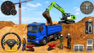 JCB Game 3D Road Construction | Excavator, Bulldozer & Crane Gameplay screenshot 3