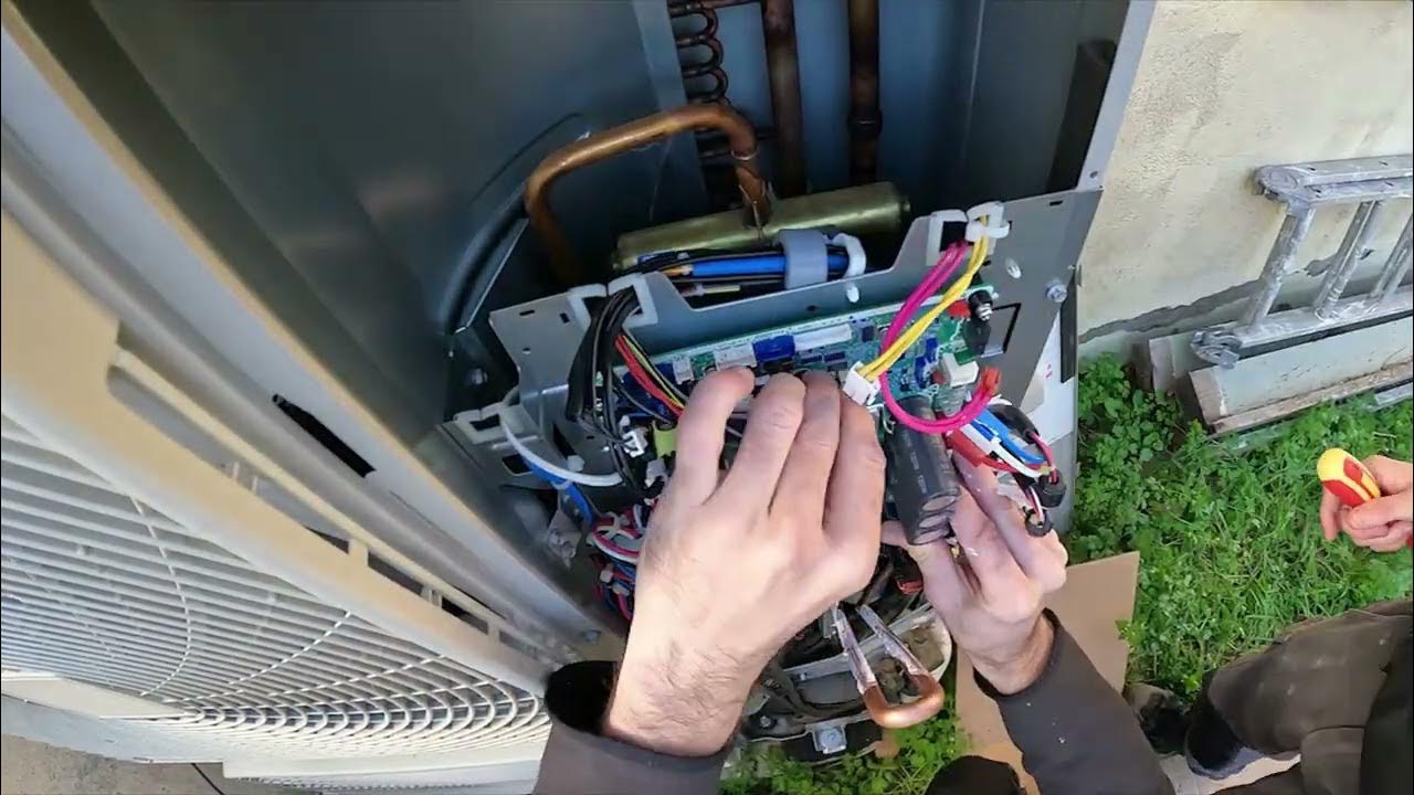 Dépannage climatisation Remplacement Carte électronique DAIKIN YouTube