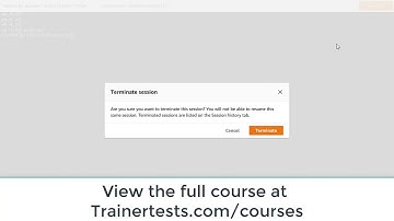 AWS Session Manager Demo by TrainerTests.com