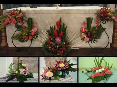 Merangkai Bunga Altar Youtube