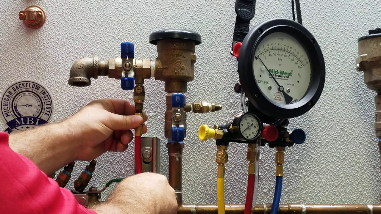 ASSE test procedure for 1020 5 valve kit - YouTube
