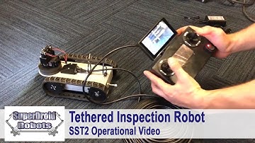 Inspect Sewer Drains and Culverts with the SST2 Tracked Inspection Robot with Pan and Tilt Camera