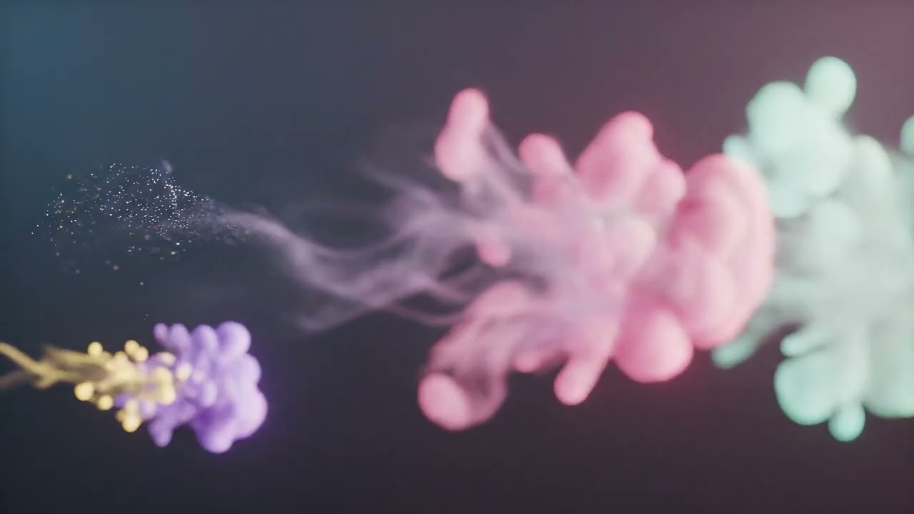 Quiet Abstract Shapes | Relaxing Background Video