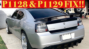 Dodge Charger P1128 P1129 FIX!!!