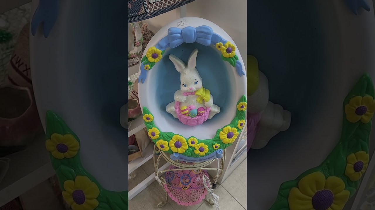 Vintage Easter Decor Blowmold Antiqueshop Minnesota Oldrivervalleyantiquemall