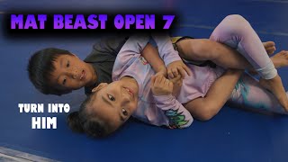 Mat Beast Open 7: NoGi Jiu Jitsu Tournament Beginner -45 Eevie Monfils vs Kameron Su