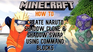 How to Create Naruto Shadow Clone Using Command Blocks in MCPE/Bedrock