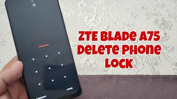 How to Hard reset ZTE Blade A75 (Z2357N). Remove pin, pattern, password lock.