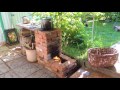 Ракетная уличная печь из кирпича.  Rocket Stove Ideas 54 - Brick Box Rocket Stove