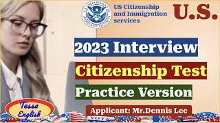 US Citizenship | N-400 Interview 2023 | Difficult Officer Asking Lots of Questions | N-400 Practice
