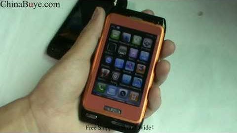 N8-00 Quad Band Dual SIM TV WIFI Phone with Java Orange Review