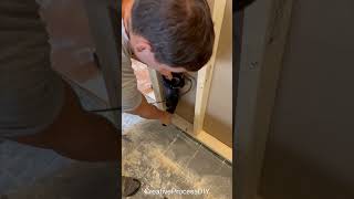 How To Attach A Loose Wall To A Concrete Floor