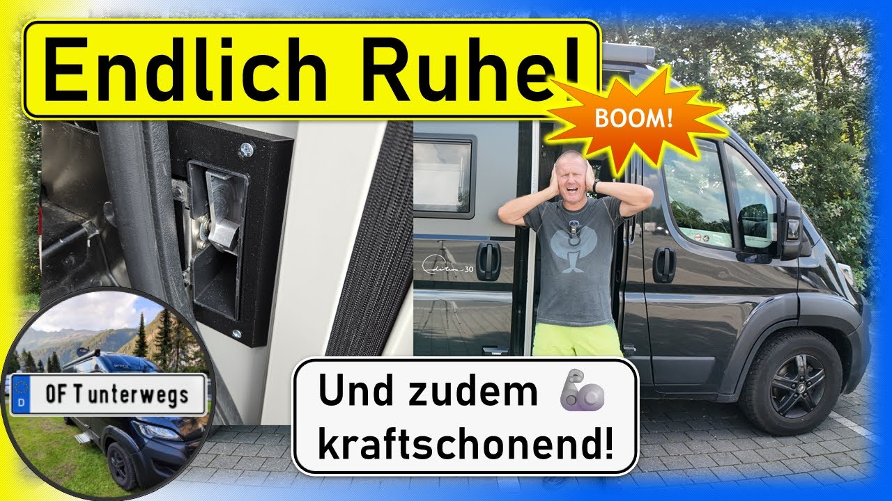 Problem gelöst! Einbau elektrische Zuziehhilfe AST Softclose für Schiebetür im Kastenwagen Wohnmobil