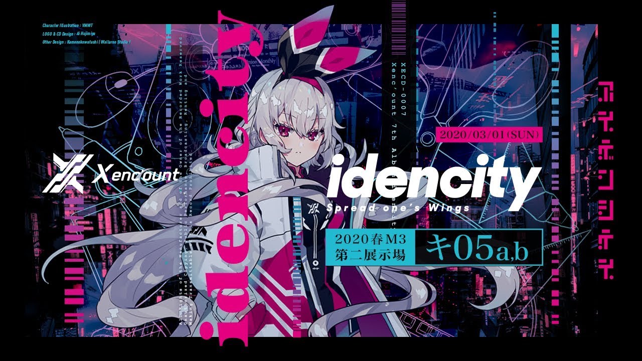 X enc'ount 7th Album「idencity」 | OTHER LABEL,X enc'ount | TANO*C