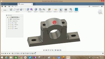 Fusion 360 tutorial   How to make a Plummer Block mp4
