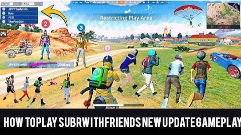 How To Play SUBR With Friends new update Gameplay Survival Unknown Battle Royal #subr #new #update !