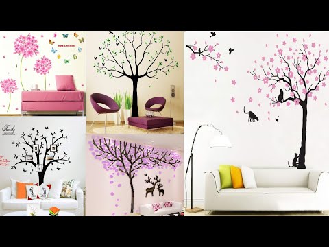 Bedroom Wall Decorating Ideas, Wall Sticker Decor For Living Room
