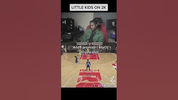 Little Kids on 2K 😂 #nba2k23