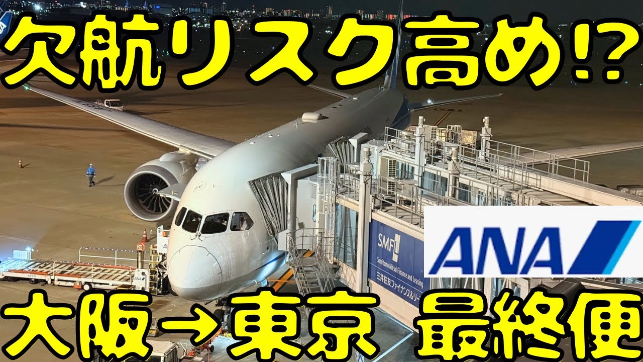 【一体感が生まれる便】迫る伊丹の門限から逃げ切らないといけない羽田行き最終のANAを利用すると...