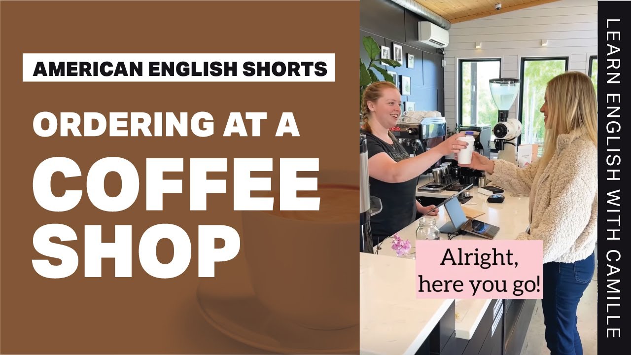 Real life English conversation — at the coffee shop