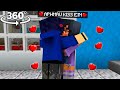 😍 APHMAU KISS EIN (NEW BOYFRIEND) - Minecraft 360° !