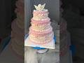 Cake training. Cake. Three-tier.