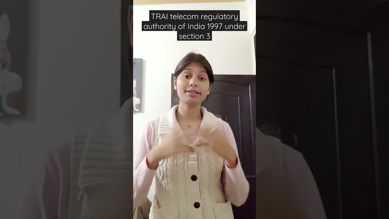 Telecom regulatory authority of India 