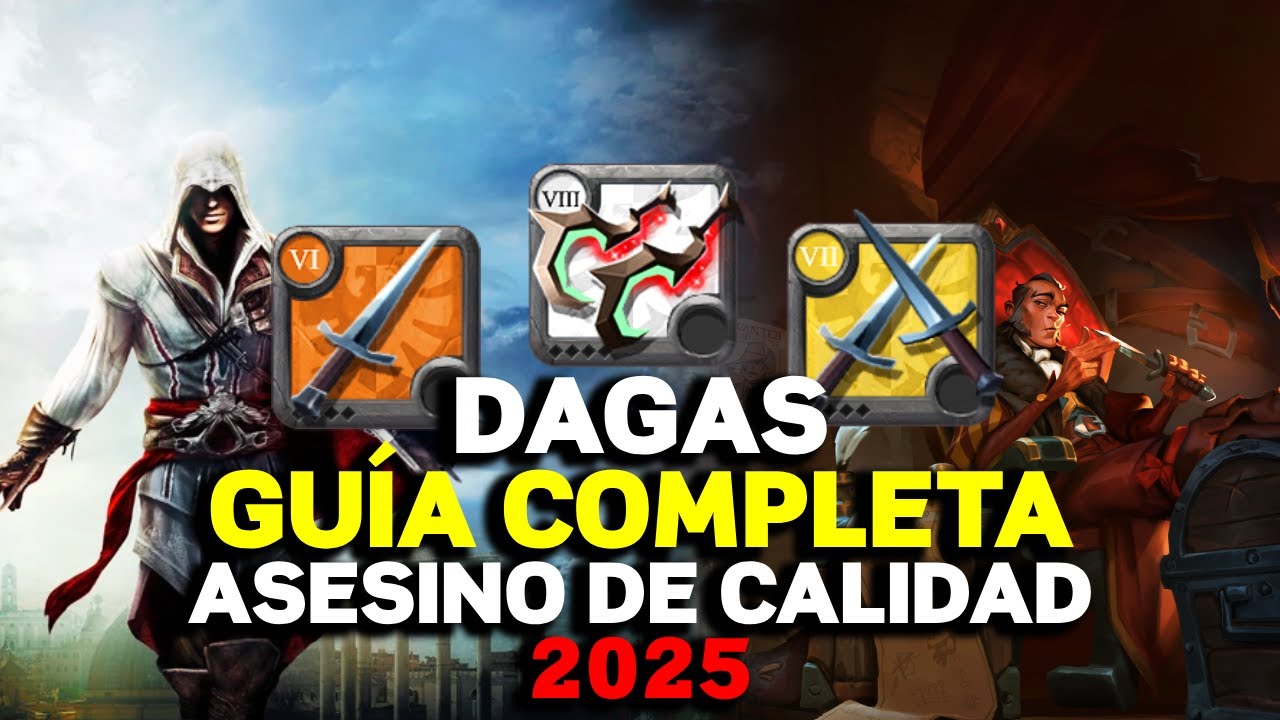 GUÍA COMPLETA 🔥 DAGAS 🗡 USOS y BUILDS | Albion Online