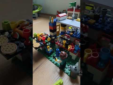 LEGO city tour in the rearranged LEGO room 🙌 #lego #legocity #legoroom