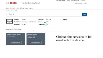 Installer Services Portal: Activate a Cloud Panel in the Portal