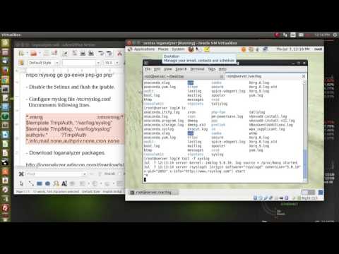 Hoe te LogAnalyzer configureren op centos 6 4