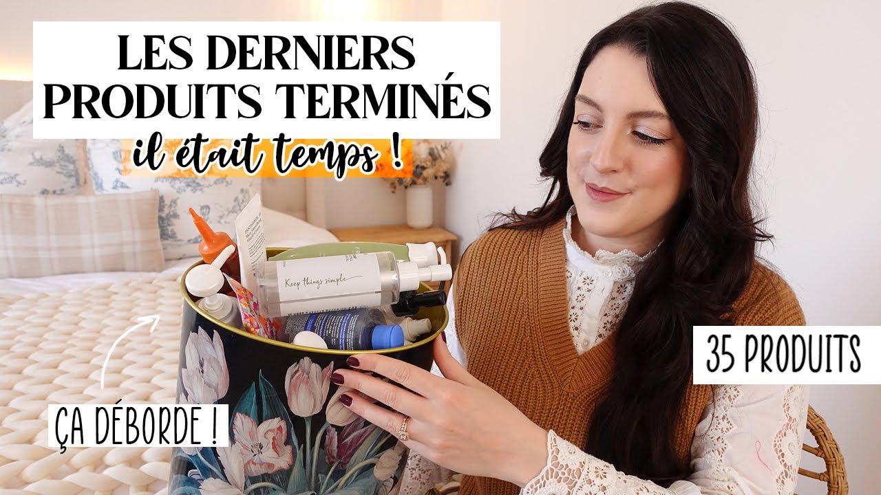 35 produits terminés pour cette fin d'année & des FAVORIS ⭐️ Ma poubelle DÉBORDE ! 🙊| LOdoesmakeup