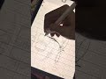 Penmanship - Artistic lettering method: The capital D on the iPad #short