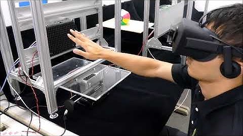 Visuo-Tactile Interaction with Virtual Objects that Yields Kinetic Effects on Real Objects
