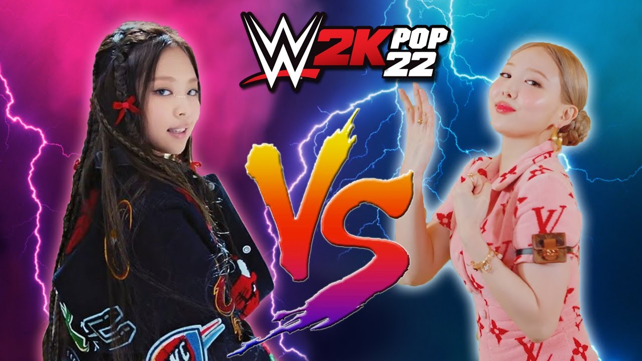 Jennie vs Nayeon - Blackpink vs Twice - Single match - WWE 2K POP #pae8tube -15/9/22
