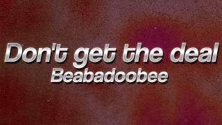 Beabadoobee‬ - Don't get the deal ⏳ (Lyrics)