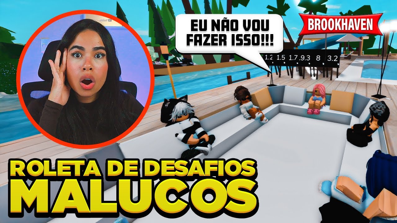 O DIA DOS DESAFIOS MAIS ENGRAÇADOS DE BROOKHAVEN 