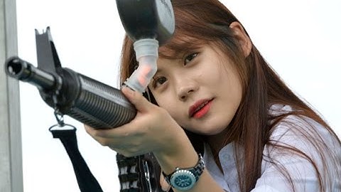 여고생들의 사격 실력은?