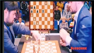 When arch rivals meet- Magnus Carlsen Vs Hikaru Nakamura,Mister game velog15.chess game