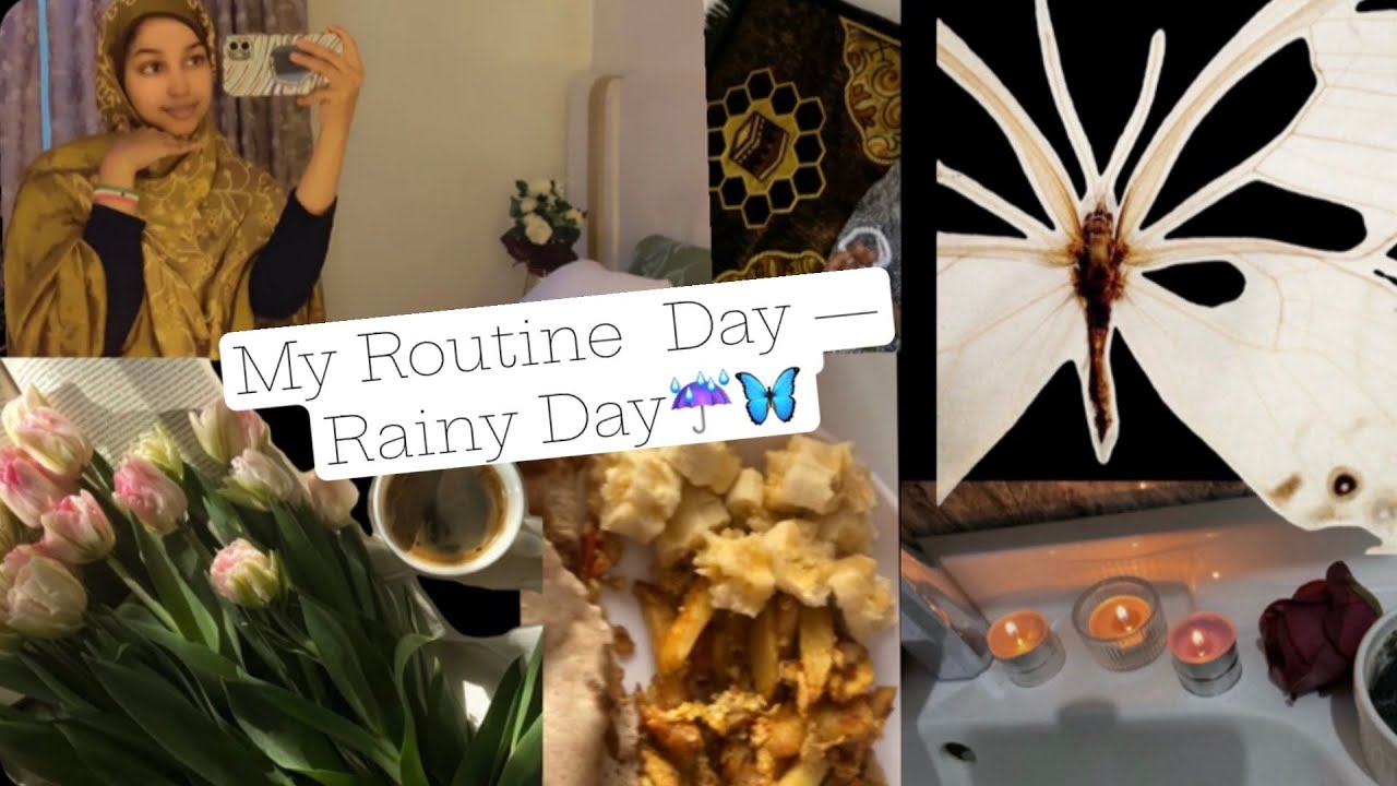 “My Rainy Day Routine ☔️|zainep Hmed Daily Vlog