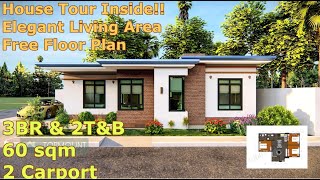 House Design #2 3 Bedroom - 60 SQM