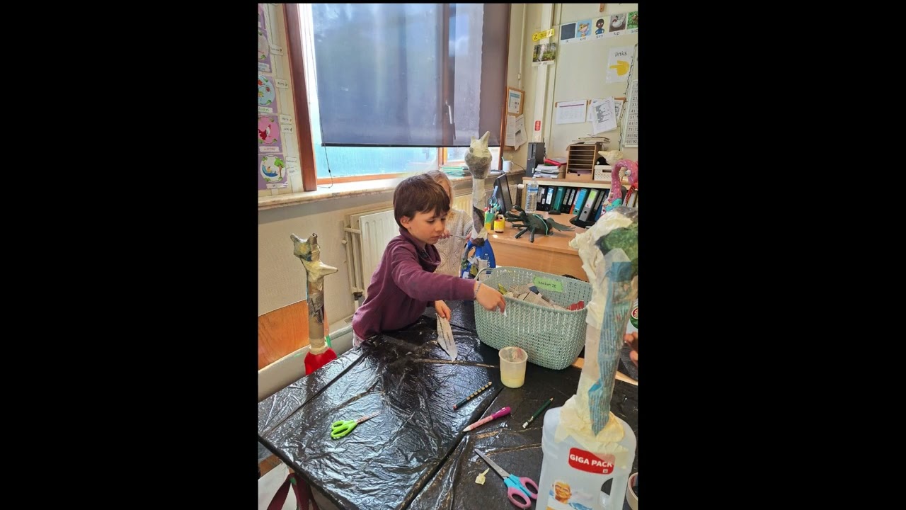 Kunstproject Canon Cultuurcel Basisschool Centrum Merelbeke-Melle tweede leerjaar