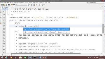 EJB com JPA no Netbeans 8 Versão 1 (parte 3)