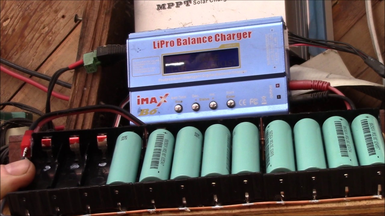 12-Cell 18650 Storage Charge Setup, Part 1