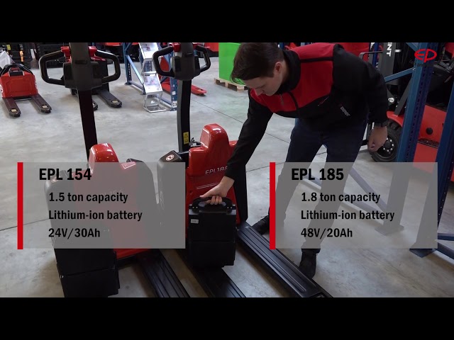 EPL 154 / 185 Li-Ion electric pallet truck - the next generation